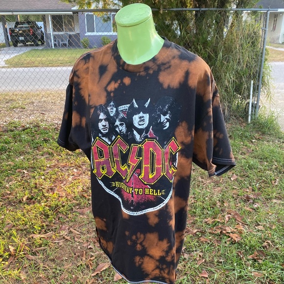 Aeropostale | Shirts | Aeropostale Acdc Tiedye Graphic Tee Size Large ...